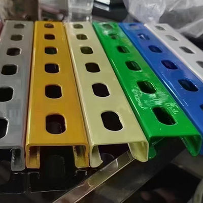 Πύλη Αντισεισμικά Κρεβάσματα 14 Gauge C Διάδρομο Για Διοχέτευση HVAC