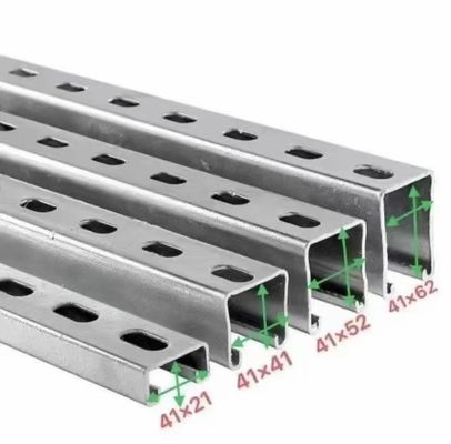 Τύπος C Χάλυβα Unistrut Σημική στήριξη φραγμών